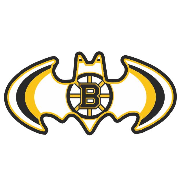 Boston Bruins Batman Logo fabric transfer